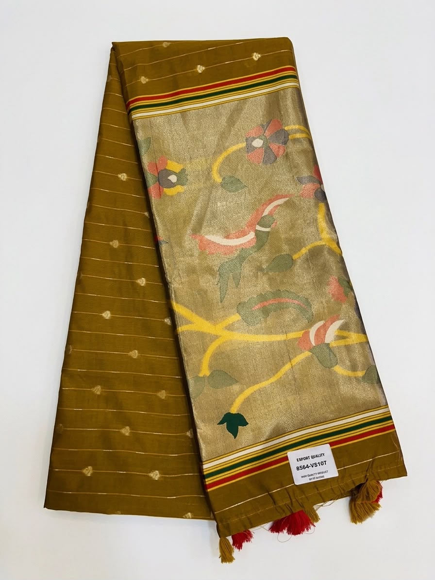 Jamdani Saree with Peacock Pallu